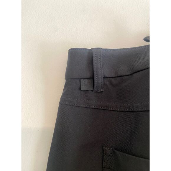 Lululemon ABC Classic-Fit Pant 34" *Warpstreme Obsidian Dark Gray Size 40 - Picture 7 of 9